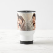 Familie Custom Foto trendy modern cadeau Reisbeker (Center)