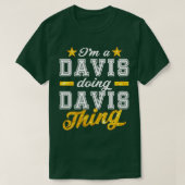 Familie Davis Reunion Davis T-shirt (Design voorkant)