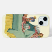  familie die mama ontbijt in bed Case-Mate iPhone case (Achterkant (horizontaal))