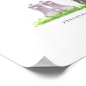 Familie die Memories goed afdrukken Poster (Hoek)