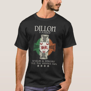 Familie Dillon arm Ierland Iers Keltisch kruis T-shirt