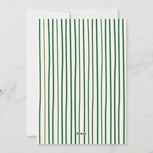 Familie Doodle Foto Kerstmis Feestdagenkaart (Achterkant)