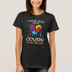 Familie Draag blauw voor mijn neef Autism Awarenes T-shirt