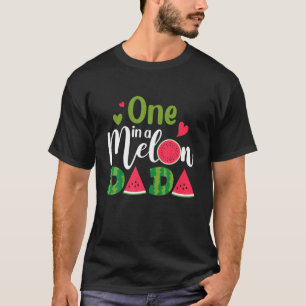 Familie één in een Melon Dada Birthday Party Match T-shirt