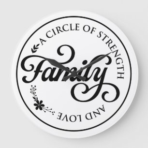 Familie Een kring van kracht en liefde Grote Klok