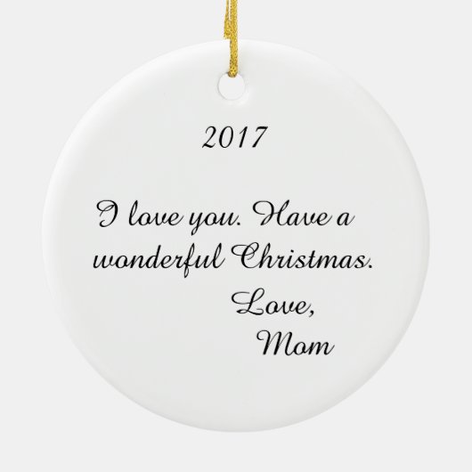 Familie Eerste Bloemen Daisy Chain Kleurrijke Tuin Keramisch Ornament (Achterkant)