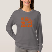 Familie eerste vrouwen volleybal lange Sleeve T-sh T-shirt (Voorkant)