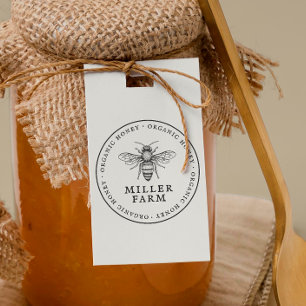 Familie Eigendom Boerderij Ronde Apiary Honing Sta Rubberstempel