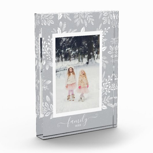 FAMILIE Elegant White Botanicals Fotoblokken (Links)