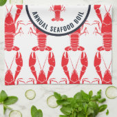 Familie Elke Occasie Lobster Boil Aangepast Theedoek (Gevouwen)