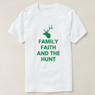Familie en de jacht   jacht op herten t-shirt