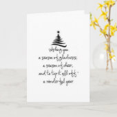 FAMILIE EN VRIEND "ZIJN ZO VERTRAAGD" IN CHRISTMAS KAART (Gele Bloem)