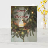 FAMILIE EN VRIEND "ZIJN ZO VERTRAAGD" IN CHRISTMAS KAART (Gele Bloem)