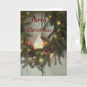 FAMILIE EN VRIEND "ZIJN ZO VERTRAAGD" IN CHRISTMAS KAART