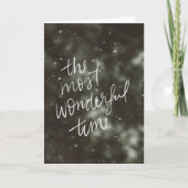 FAMILIE EN VRIEND "ZIJN ZO VERTRAAGD" IN CHRISTMAS KAART (Voorkant)