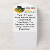 Familie en vrienden all in one uitnodiging (Buitenkant)