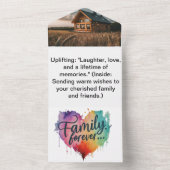 Familie en vrienden all in one uitnodiging (Binnen)