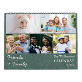 Familie en vrienden Multi Photo Gallery Kalender (Hoes)