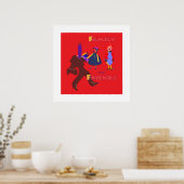 Familie en vrienden poster (Keuken)