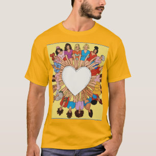 Familie en vrienden verenigen zich. t-shirt