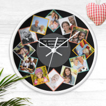 Familie- en vriendencollage multi-fotogalerij