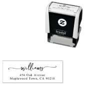 Familie Fancy handgeschreven script Simpel Zelfinktende Stempel (In situ)