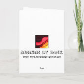 Familie Feestdagen Kaart (Achterkant)