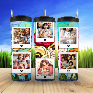 Familie & Feline Foto Lijst Thermosbeker