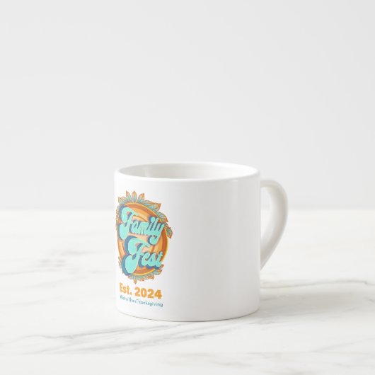 Familie Fest Espresso Mok (Voorkant rechts)