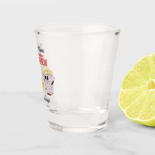 Familie Film Theater Leuke Popcorn Mascots Shot Glas (Rechts)