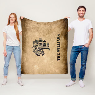 Familie Fleece Deken