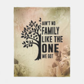 Familie Fleece Deken (Voorkant)