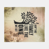 Familie Fleece Deken (Voorkant (Horizontaal))