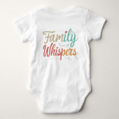 Familie fluistert T-shirt (Achterkant)