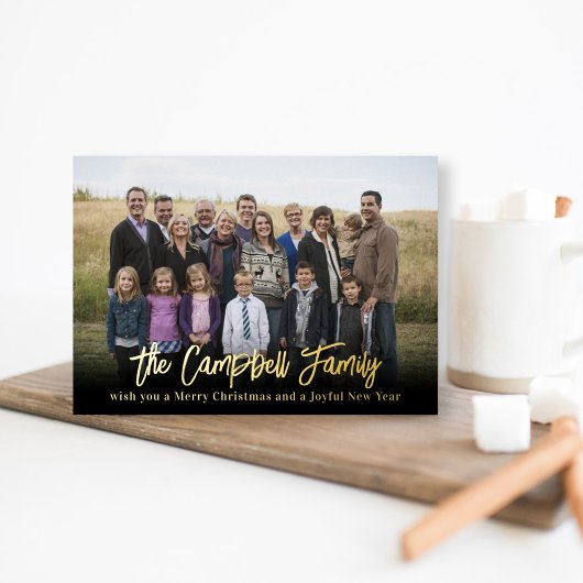 Familie Folie Kerstkaart Kerstmis Kaart