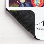 Familie Forever 3 foto collage zoete quote kind Muismat (Hoek)