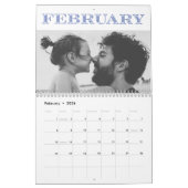 Familie Foto 12 maanden gevouwen Kalender (Feb 2026)