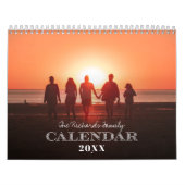 Familie Foto 12 maanden gevouwen Kalender (Hoes)