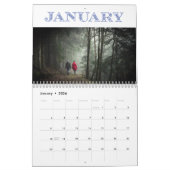 Familie Foto 12 maanden gevouwen Kalender (Jan 2026)