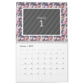 Familie Foto 2023 Kalender Floral Achtergronden (Jan 2019)