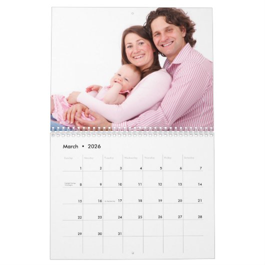 Familie Foto Agenda 18 Maanden Kalender (Mar 2026)