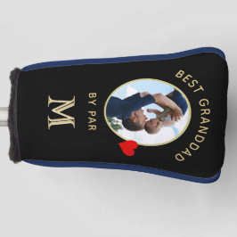 Familie Foto Beste Grootvader Hart Custom Monogram Golfheadcover