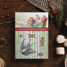 Familie Foto Birch Tree vogels