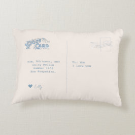 Familie Foto  Briefkaart Pillow Accent Kussen