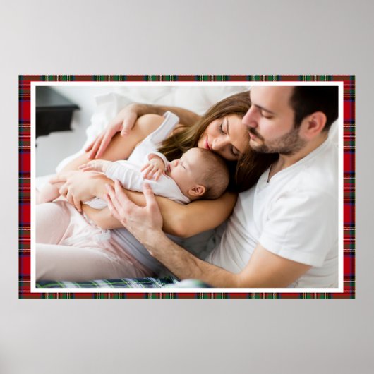 Familie foto Clan Stewart Tartan Keepsake Poster (Voorkant)