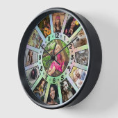 Familie Foto Collage 13 Retro Green Stropdas-Dye A (Hoek)