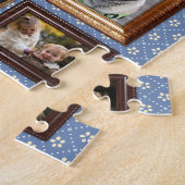 Familie Foto Collage 17 Afbeeldingen Fancy Lijsten Legpuzzel (Zijkant)