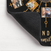 Familie Foto Collage 21 Afbeeldingen Black Gold +  Muismat (Hoek)