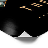 Familie Foto Collage 21 Afbeeldingen Black Gold +  Poster (Hoek)