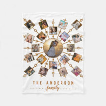 Familie Foto Collage 21 Afbeeldingen White Gold + 